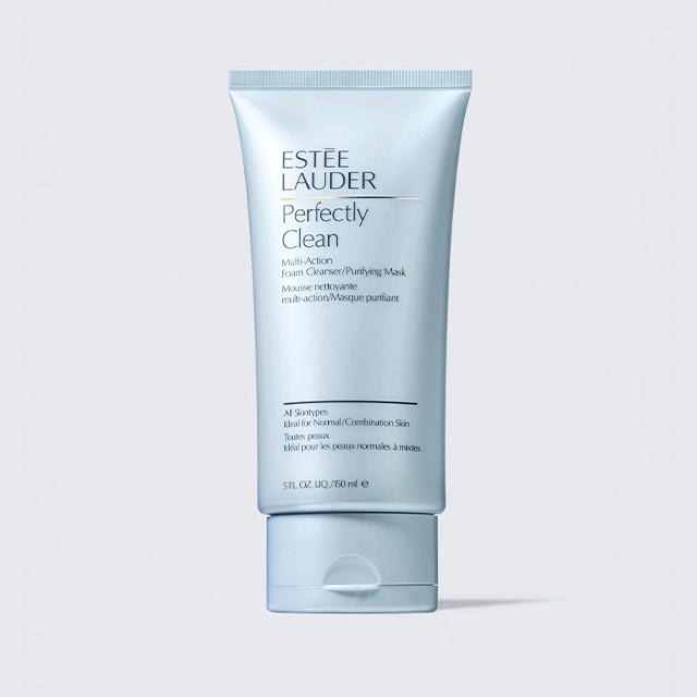 Estée Lauder - Perfectly Clean Multi-Action Foam Cleanser  – غسول رغوي وقناع تنقية بتركيبة مزدوجة