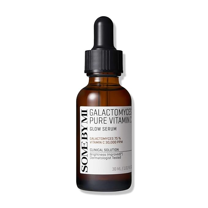SOME BY MI Galactomyces Pure Vitamin C Glow Serum – 1.01Oz, 30ml – Korean Vitamin C Face Serum for Glow Glass Skin – Dark Spot Correcting Serum with Skin Texture and Elasticity Care – Korean 