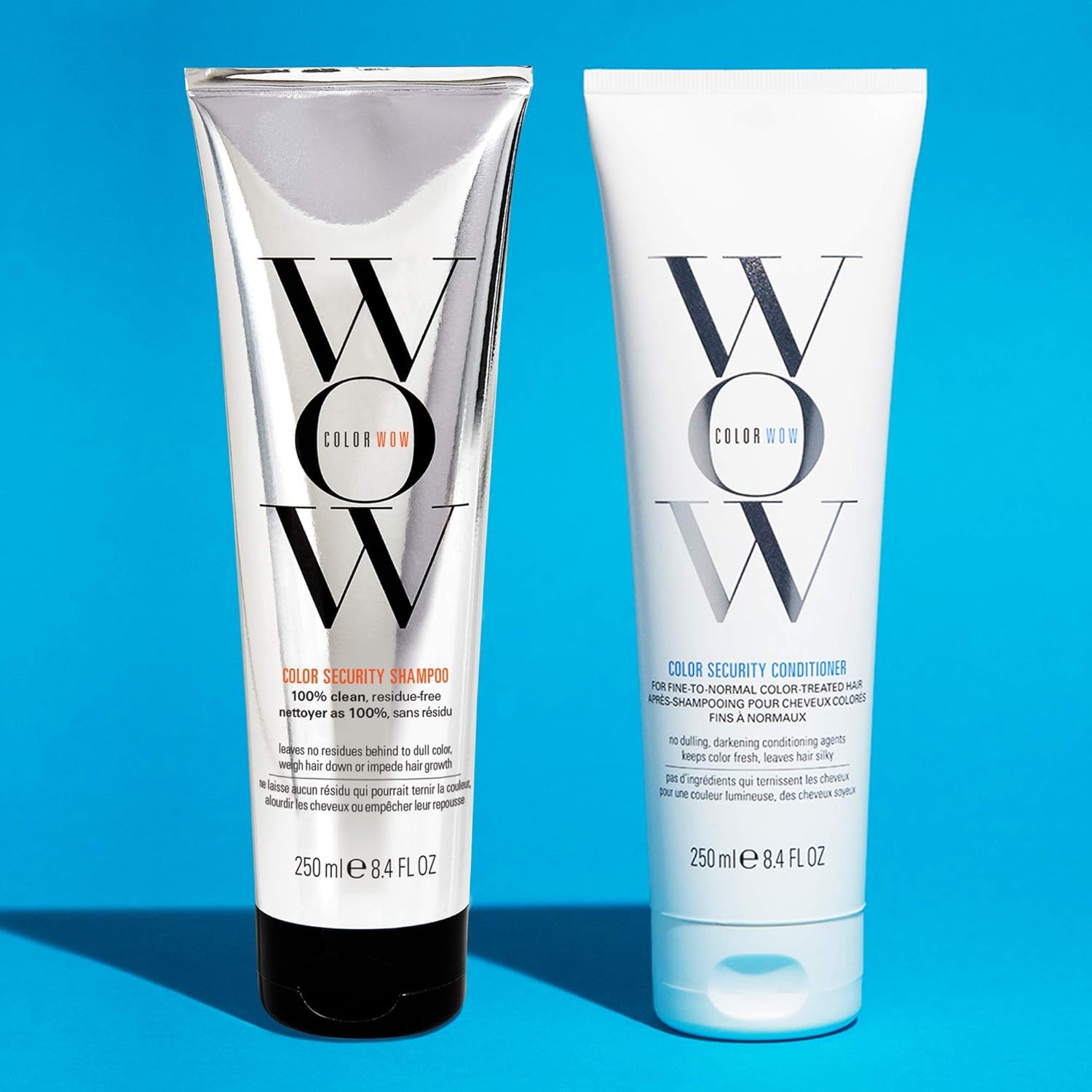 WOW Color Dream - Clean Shampoo & Conditioner Duo - ديو العناية بالشعر المصبوغ – شامبو وبلسم معاً | 250 مل × 2