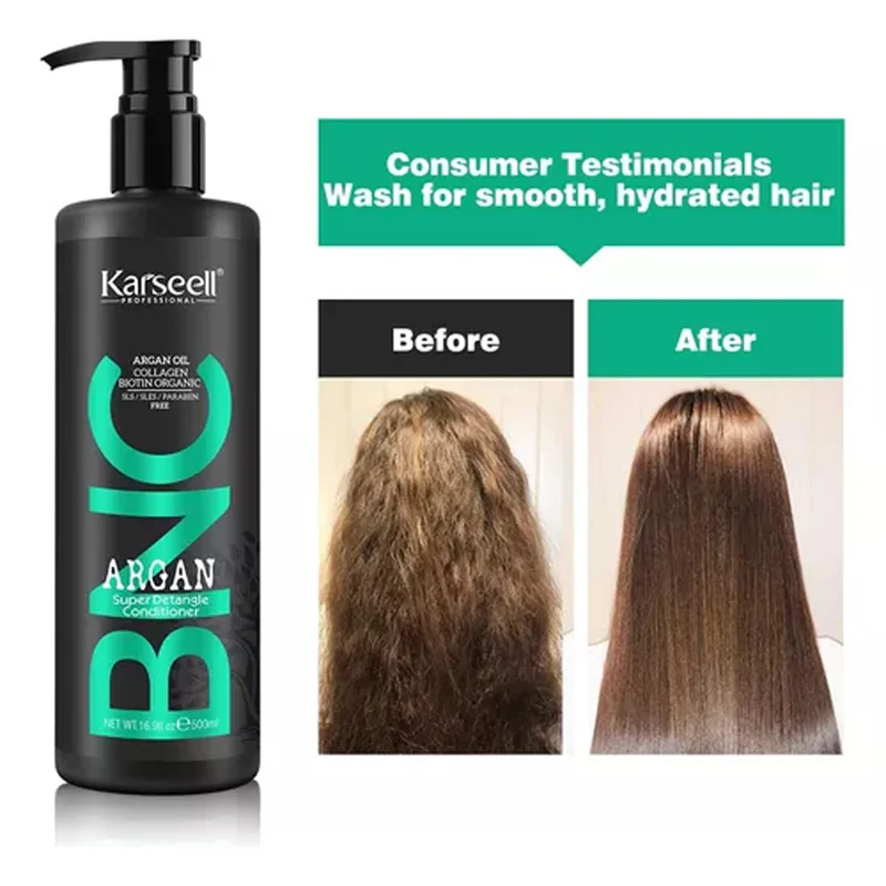 Karseell meca care Argan Shampoo & Conditioner (500ml) - شامبو وكونديشينر كارسيل بالأرجان
