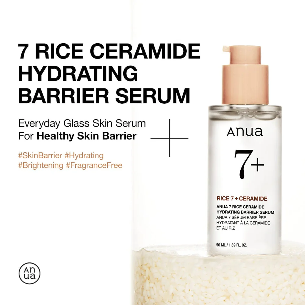 ANUA Rice Ceramide 7 Hydrating Barrier Serum (original)- كريم الترطيب العميق أنوا الكوري الأصلي – إشراقة وانتعاش يدومان