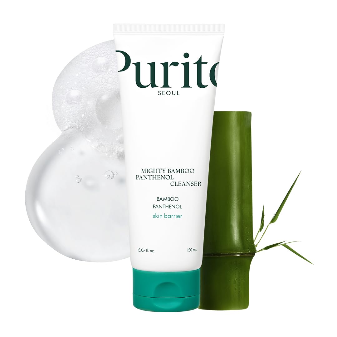 Purito Seoul - Mighty Bamboo Panthenol Cleanser - منظف بامبو بانثينول من بوريتو – نعومة فائقة وتنظيف فعّال