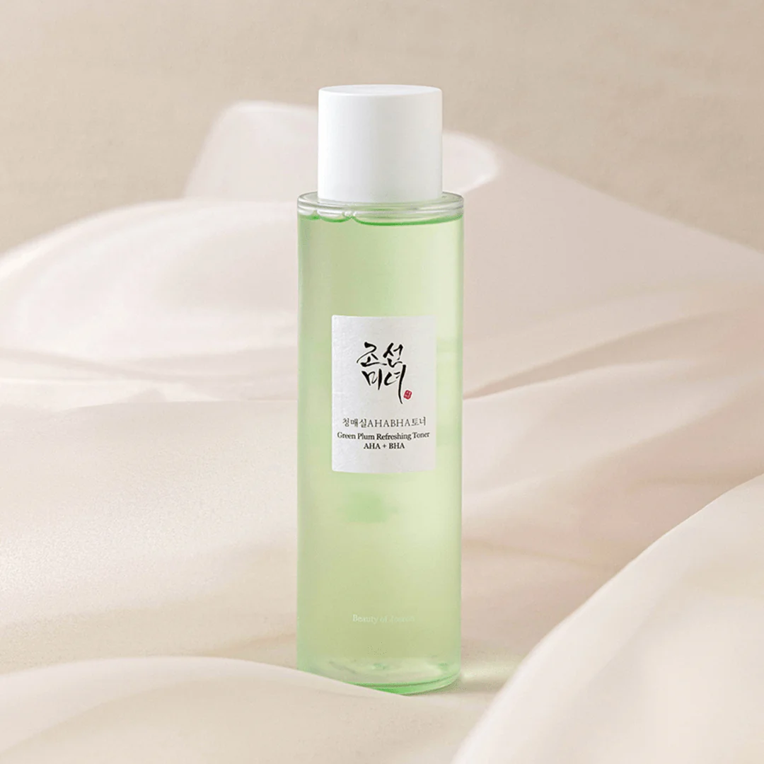 beauty of joseon Green Plum Refreshing Toner : AHA + BHA - تونر البرقوق الأخضر للتقشير اليومي – إشراقة طبيعية تبدأ من التنظيف العميق