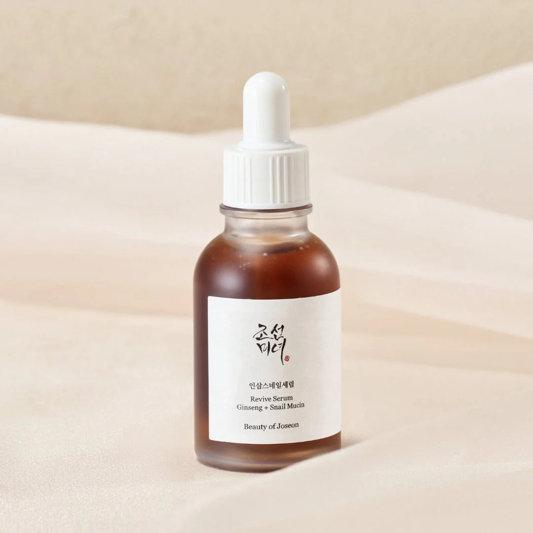 سيروم الجينسنغ والميوسين – لاستعادة حيوية البشرة ومرونتها - Revive Serum : Ginseng + Snail Mucin