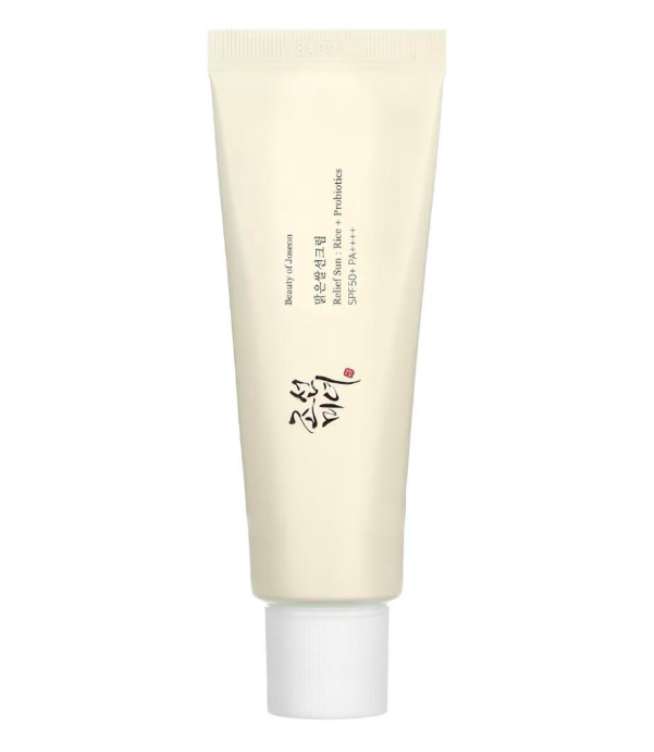 Beauty of joseon Relied Sun - Rice + Probiotics (SPF50+PA++++) (Original) - واقي شمس بخلاصة الأرز والبروبيوتيك – حماية فائقة وترطيب مضاعف
