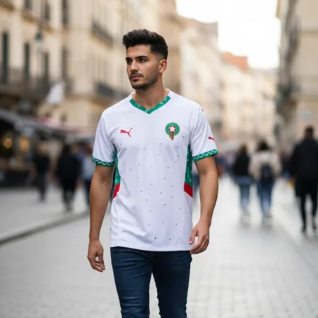 قميص المنتخب المغربي خارج الديار