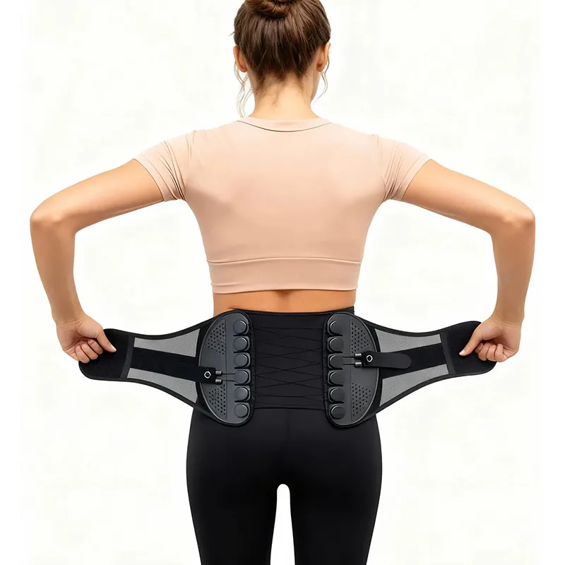 📢📢 Ceinture de soutien lombaire ajustable – Support ergonomique pour le dos 💪😊