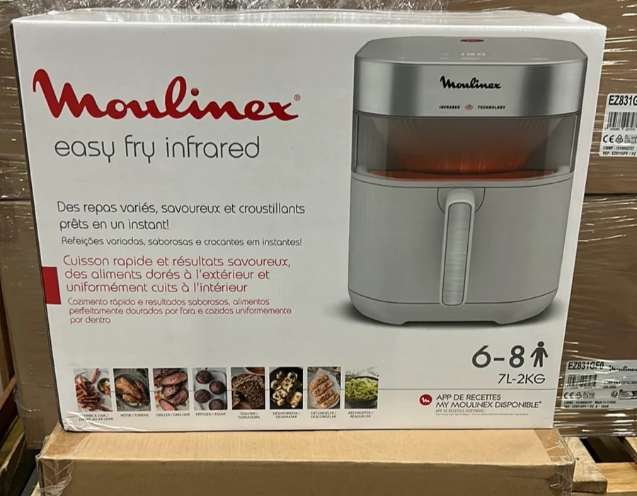 🥇 Moulinex Easy Fry Infrared – 7 لتر (2 كغ)