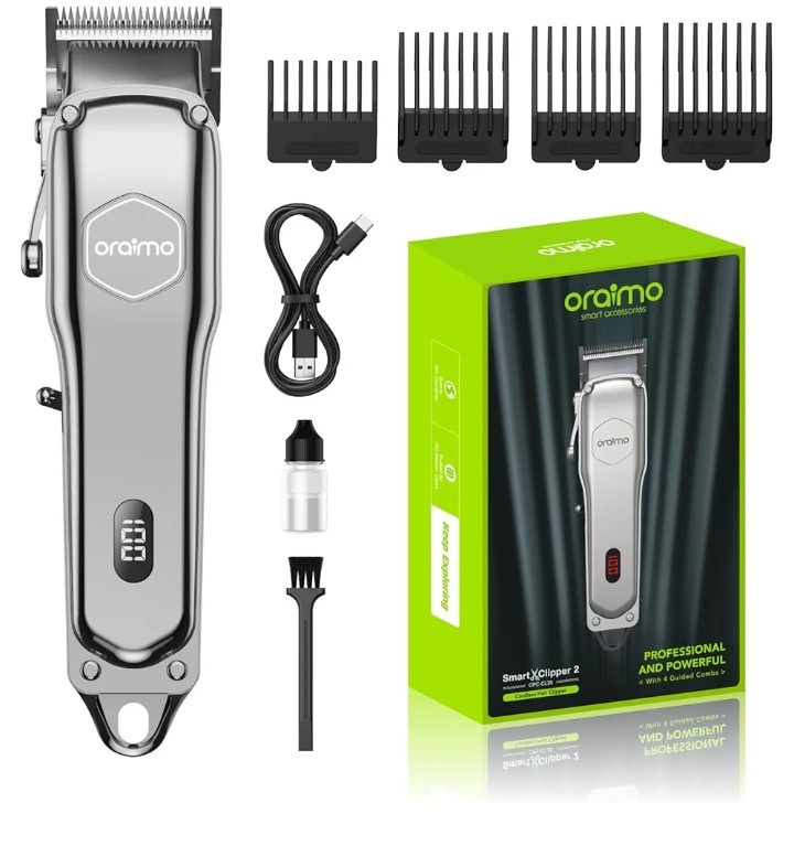 Oraimo SmartClipper 2 – ماكينة قص شعر احترافية