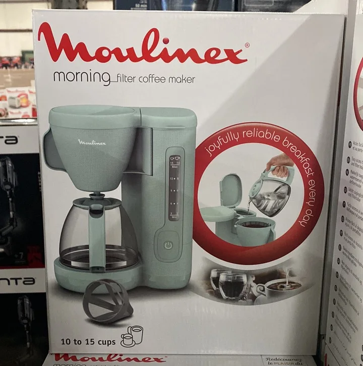 ماكينة القهوة Moulinex – 1.25 لتر، فلتر دائم