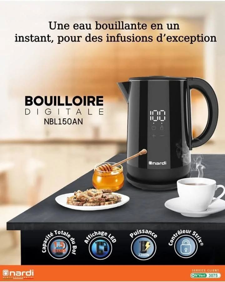 غلاية رقمية تعمل باللمس Nardi NBL150AN – 2200 واط