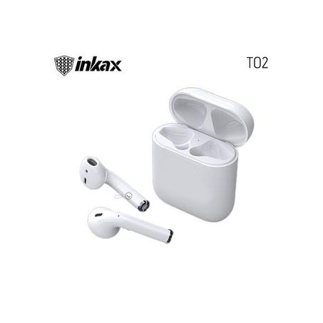 Airpods Bluetooth Inkax Blanc T02