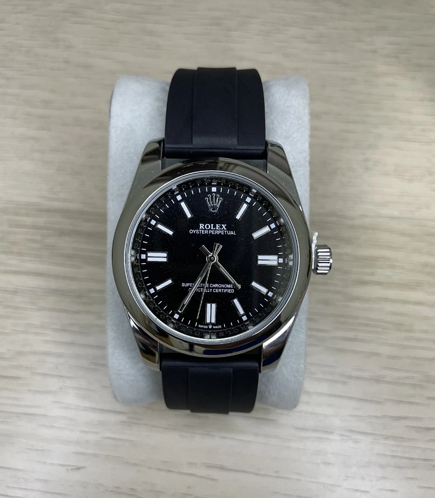 ROLEX SILICONE NOIR