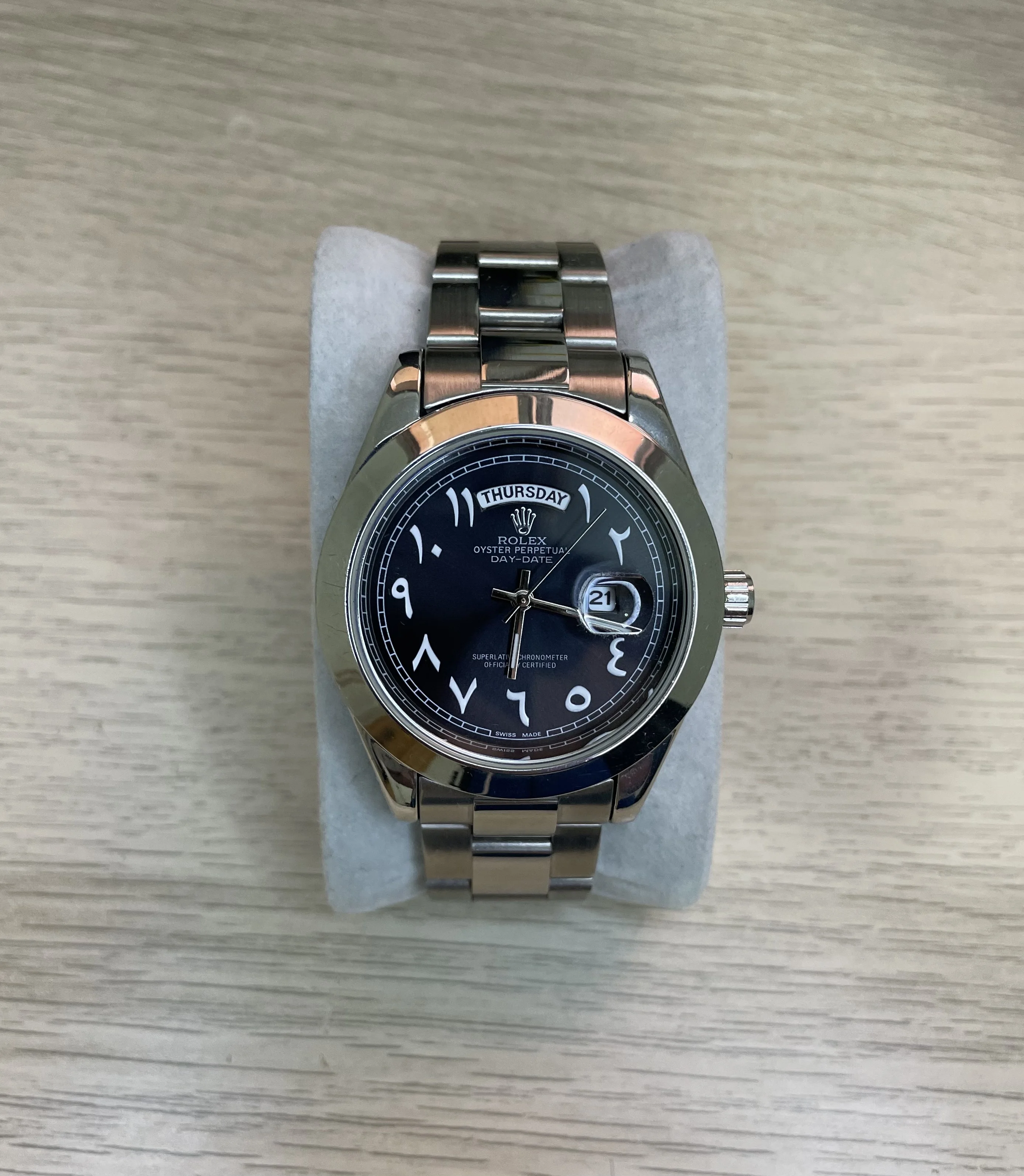 ROLEX ARABIA TABLEAU NOIR