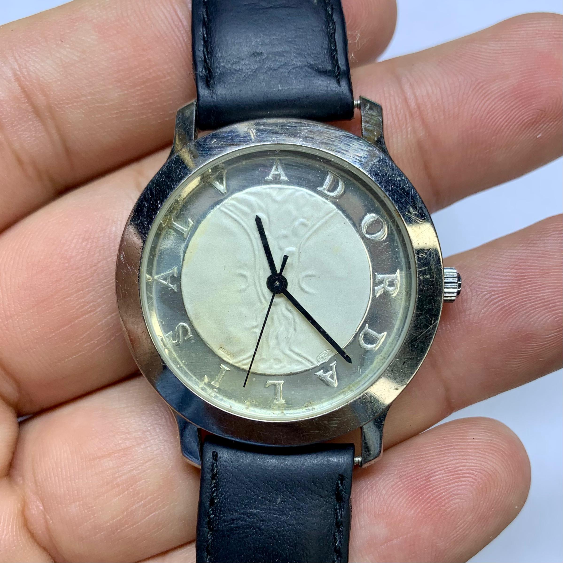 SALVADOR DALI SILVER 925 QUARTZ