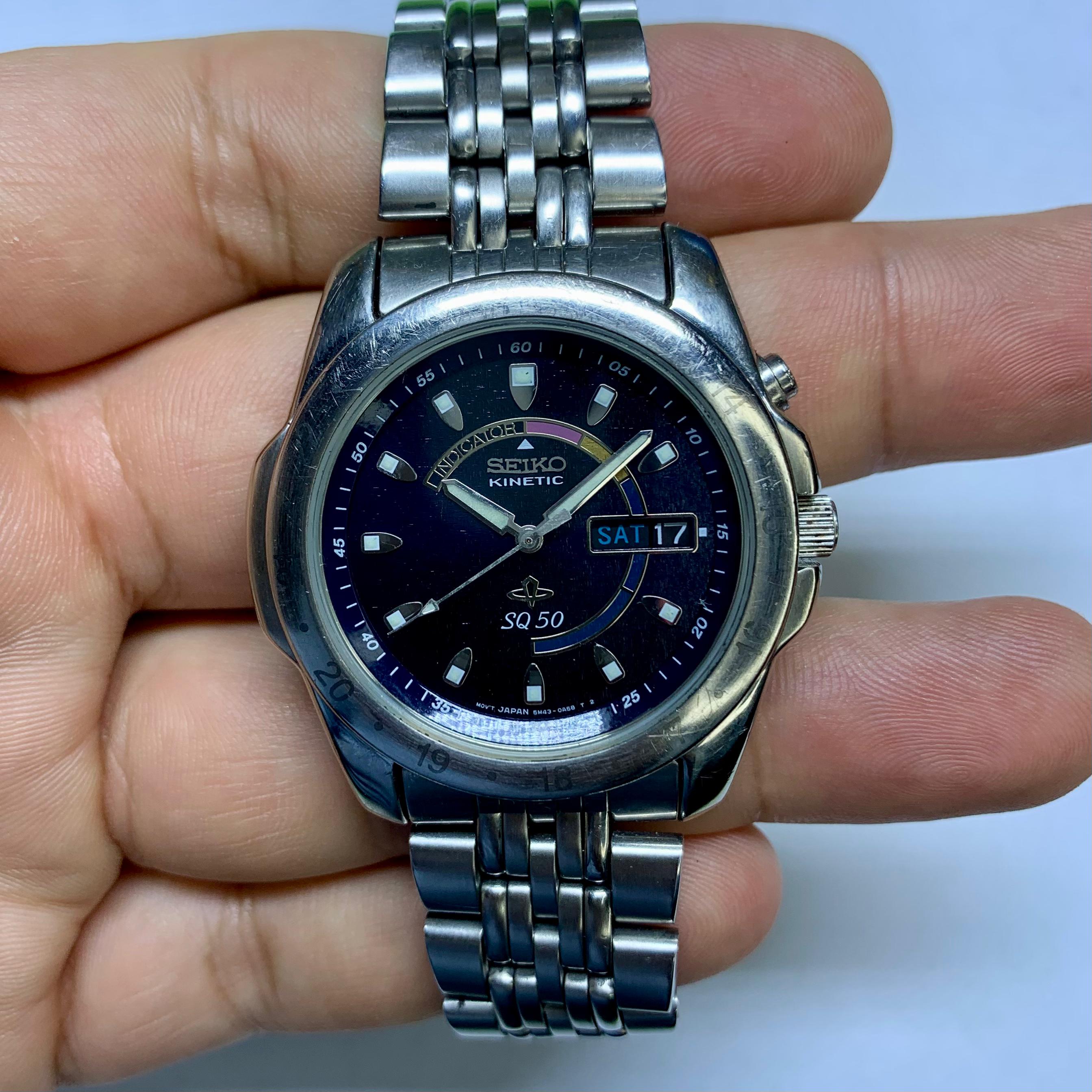 SEIKO KINETIC SQ50 AUTOMATIC QUARTZ