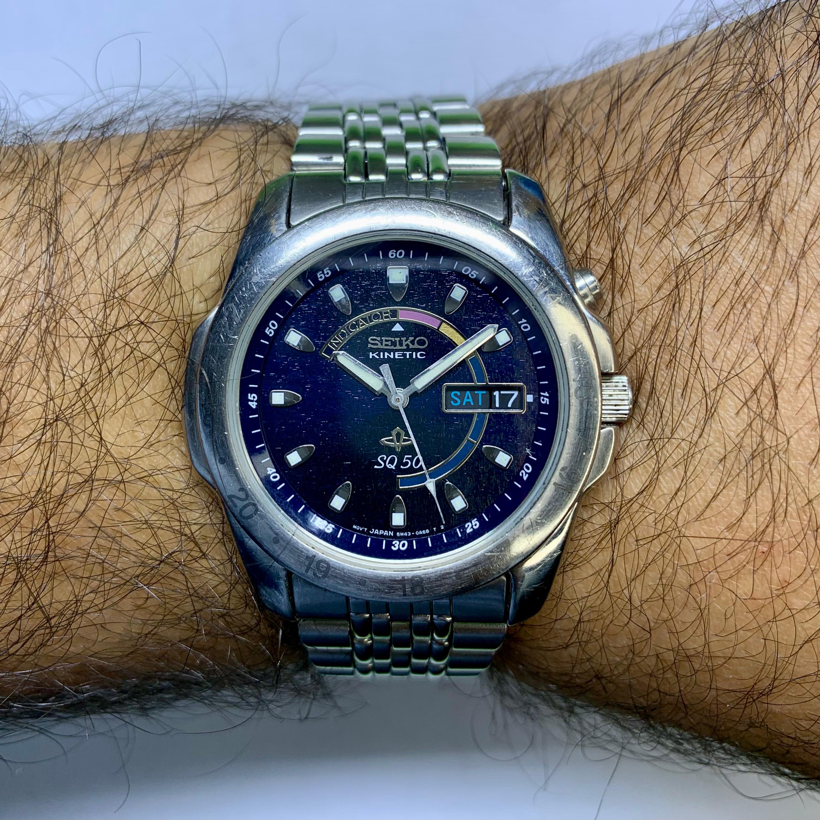 SEIKO KINETIC SQ50 AUTOMATIC QUARTZ