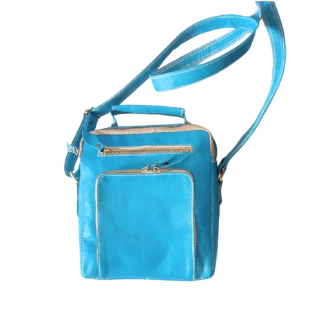 حقيبة جلدية مصنوعة من الجلد الطبيعي