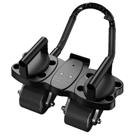 عجلة البطن الأسطوانة التمارين 4 عجلة المنزلق عجلة البطن الارتداد التلقائي دعامة كوع تدريب القوة الصالة الرياضية اللياقة البدنية