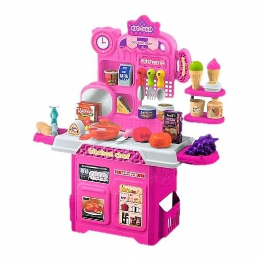Mini ensemble de jouets d'évier de cuisine réel