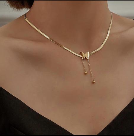 Colier papillon 🦋 tendance