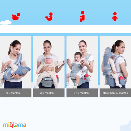 حاملة للأطفال الرضع مريحة من 0 إلى 48 شهرا