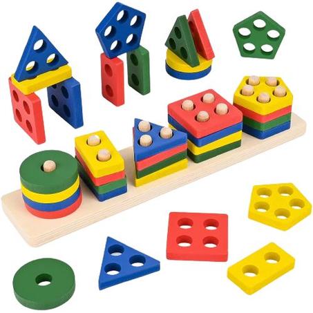 Jouets éducatifs géométriques montessorie