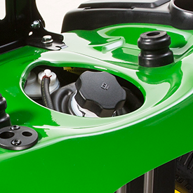 Convenient fuel-filler opening