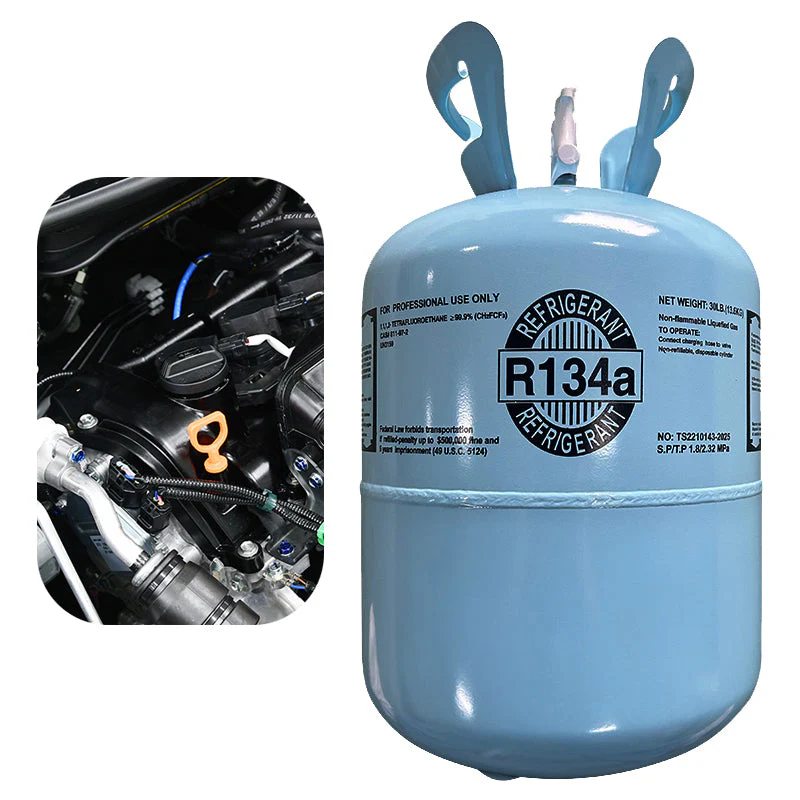 10 Cylinders Premium Grade R134A Refrigerant - 30Lb Capacity for Efficient Cooling Systems