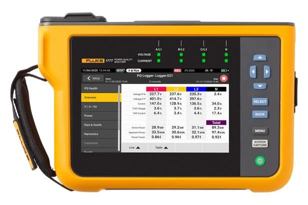 Fluke 1770 Series Three-Phase Power Quality Analyzers