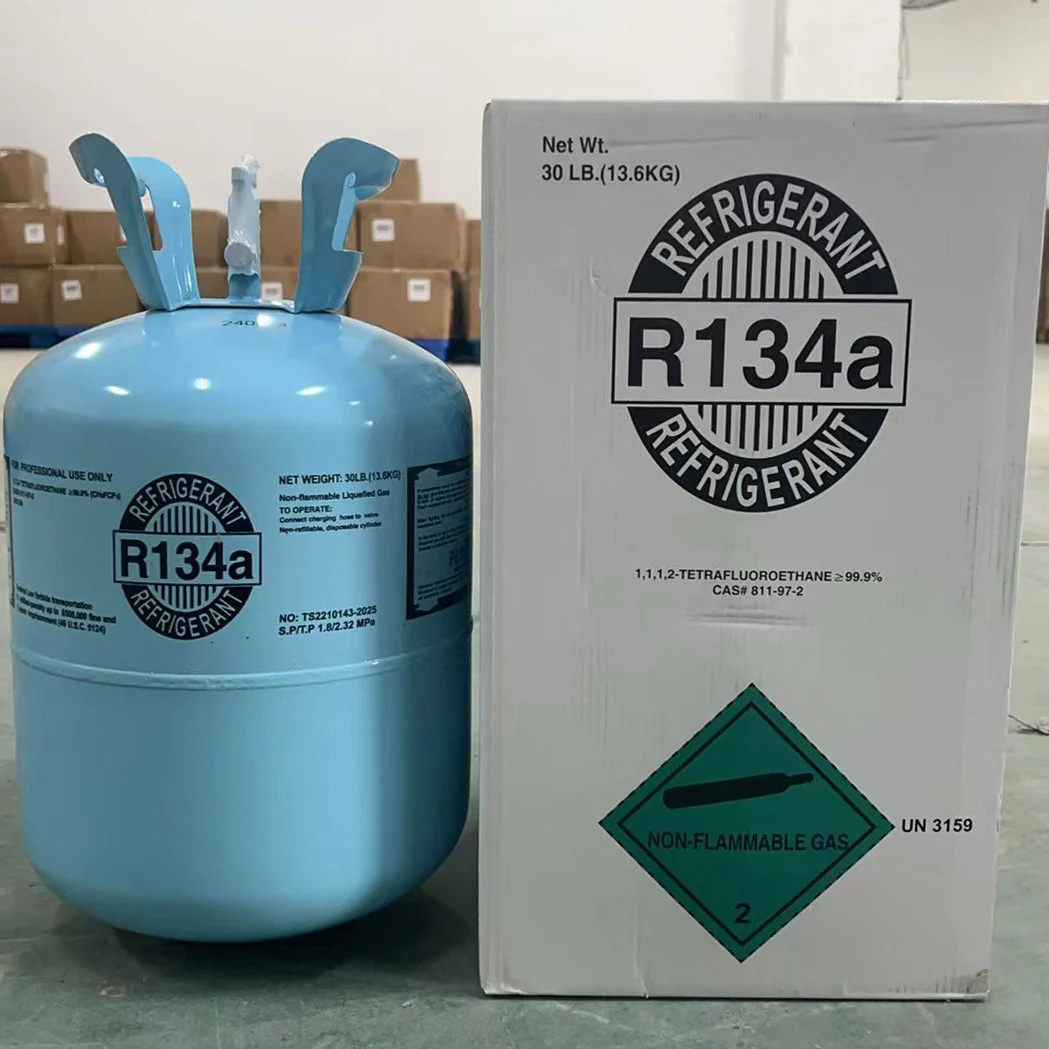 10 Cylinders Premium Grade R134A Refrigerant - 30Lb Capacity for Efficient Cooling Systems