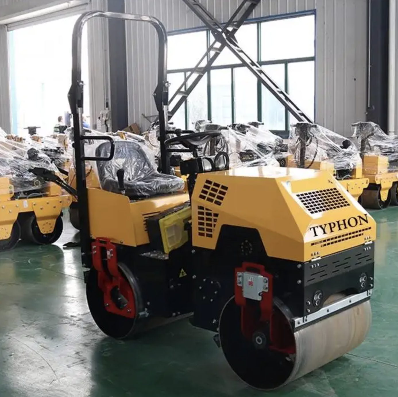TYPHON FURY 1 Ton Vibratory Compactor Asphalt Roller USA