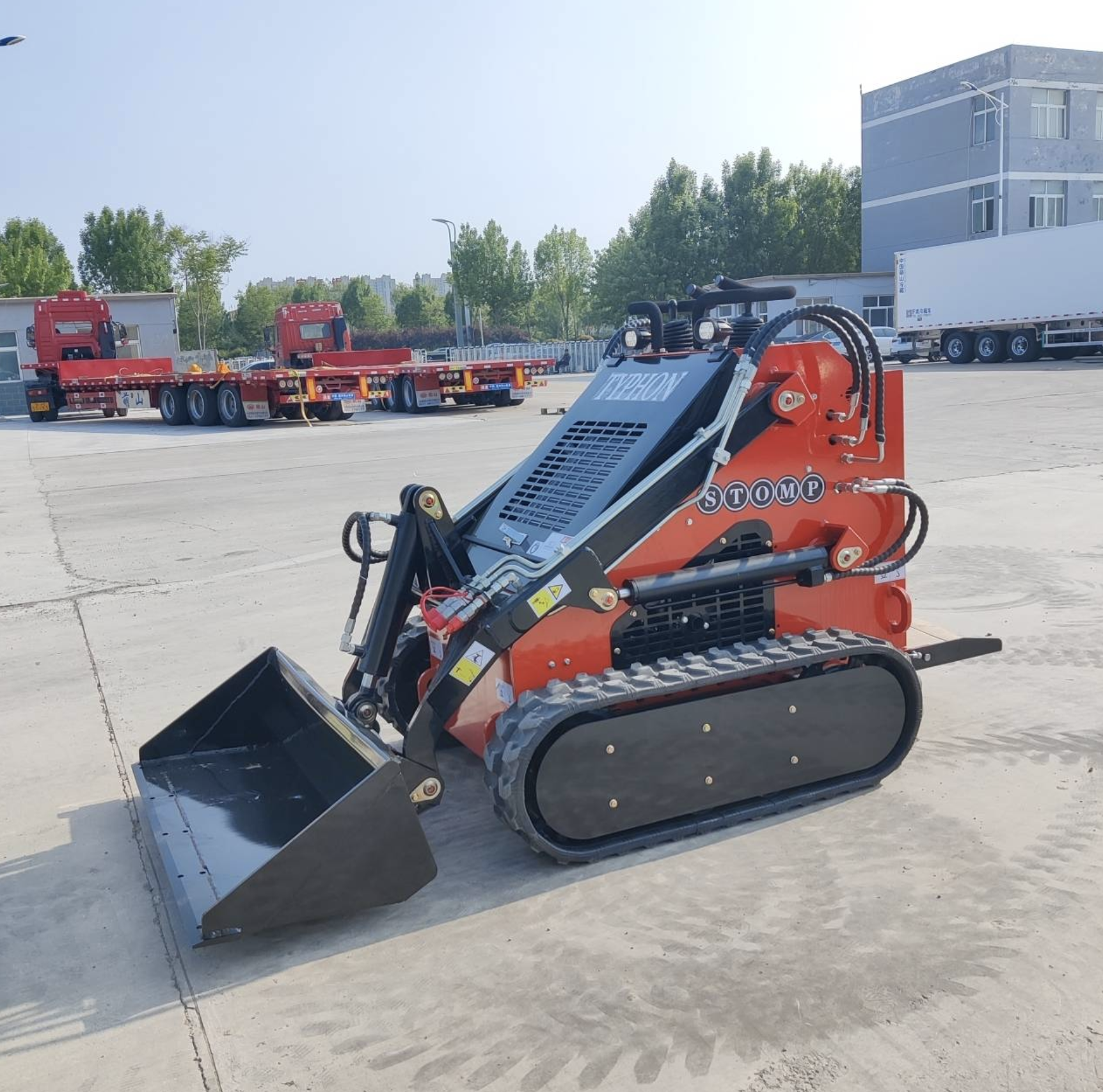Brand New TYPHON STOMP 1,800lbs Mini Skid Steer 23HP Gas EPA Engine USA