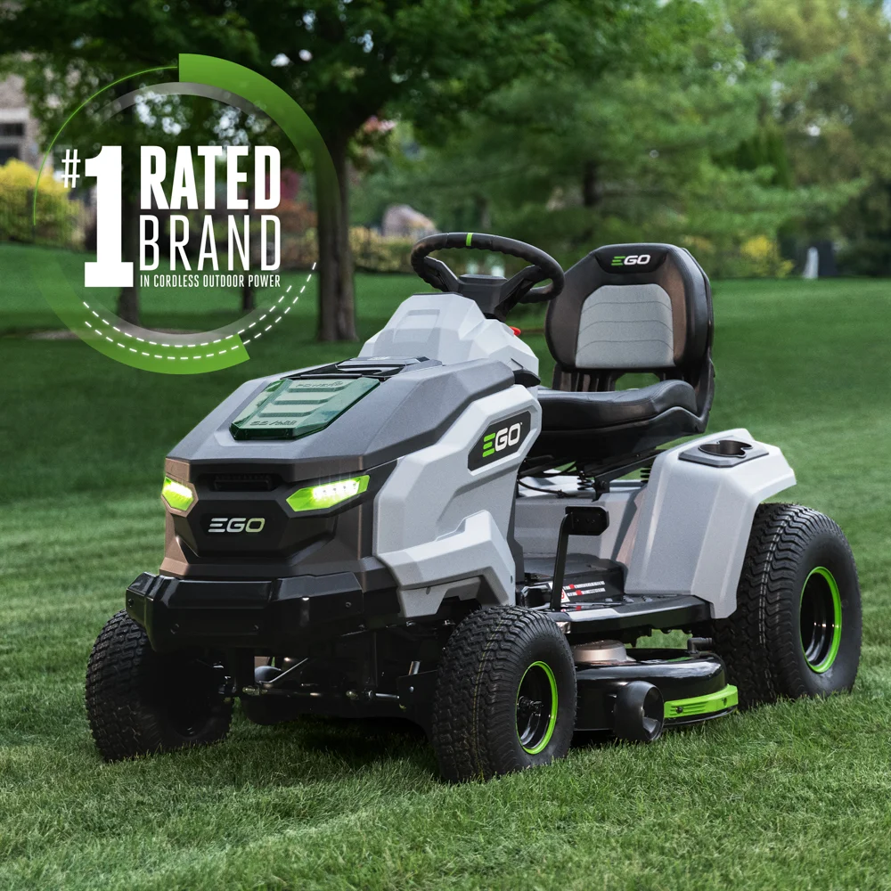 EGO POWER+ T6 Tractor 42-in 56-volt Lithium ion Electric Riding lawn mower with ( 6 ) 6 Ah Batteries ( Charger Included )