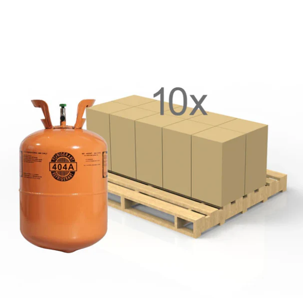 10 Cylinders Professional Grade R-404A 24 LB Refrigerant for Industrial Cooling Systems