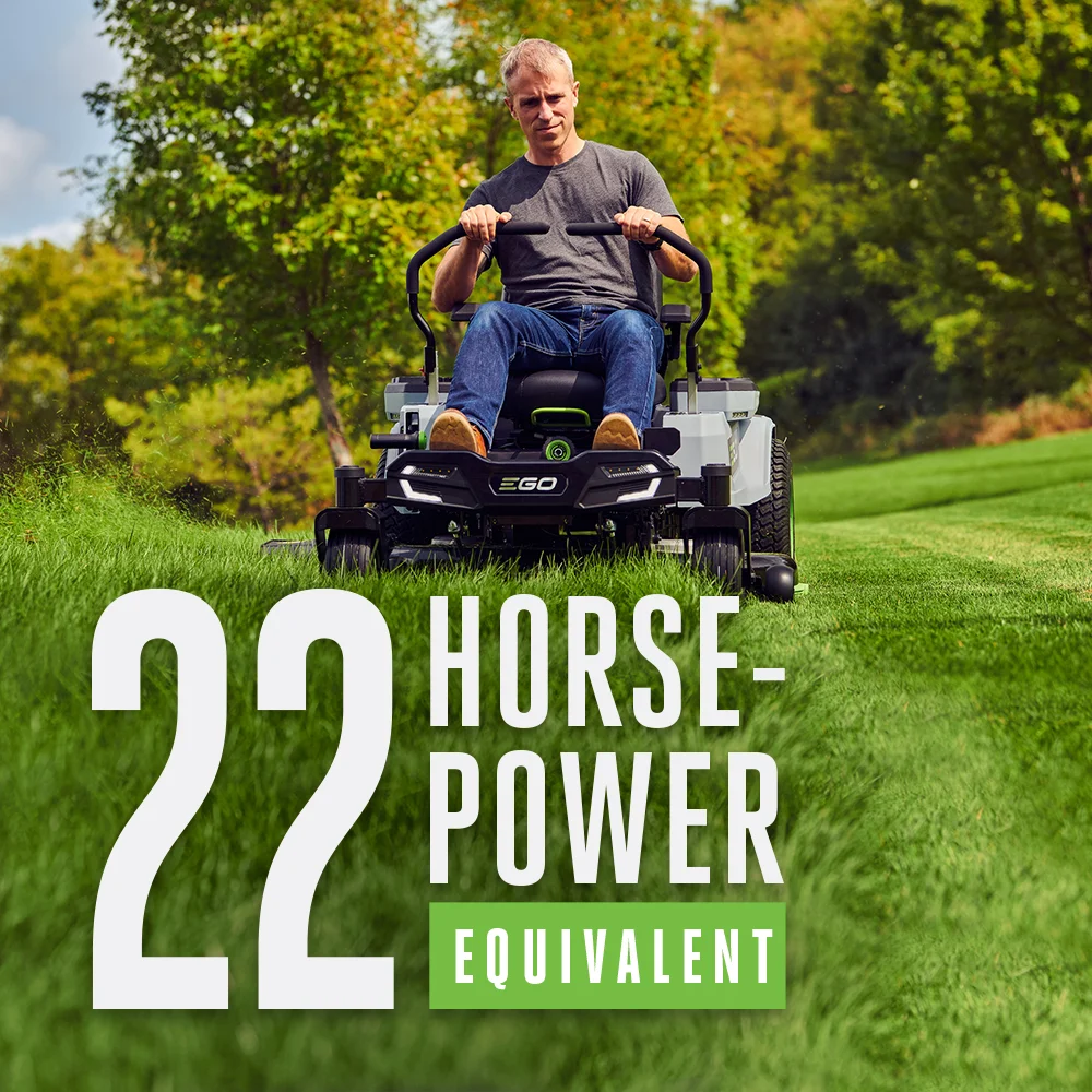 EGO Power+ Z6 ZT4205S 42 in. 56 V Battery Zero Turn Riding Mower Kit (Battery & Charger) W/ FOUR 12.0 AH BATTERIES