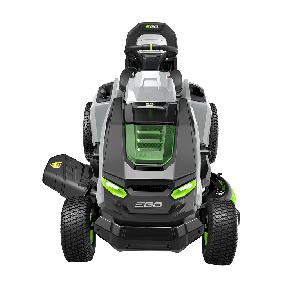 EGO POWER+ T6 Tractor 42-in 56-volt Lithium ion Electric Riding lawn mower with ( 6 ) 6 Ah Batteries ( Charger Included )