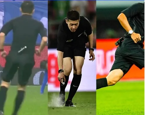 Football referee spray