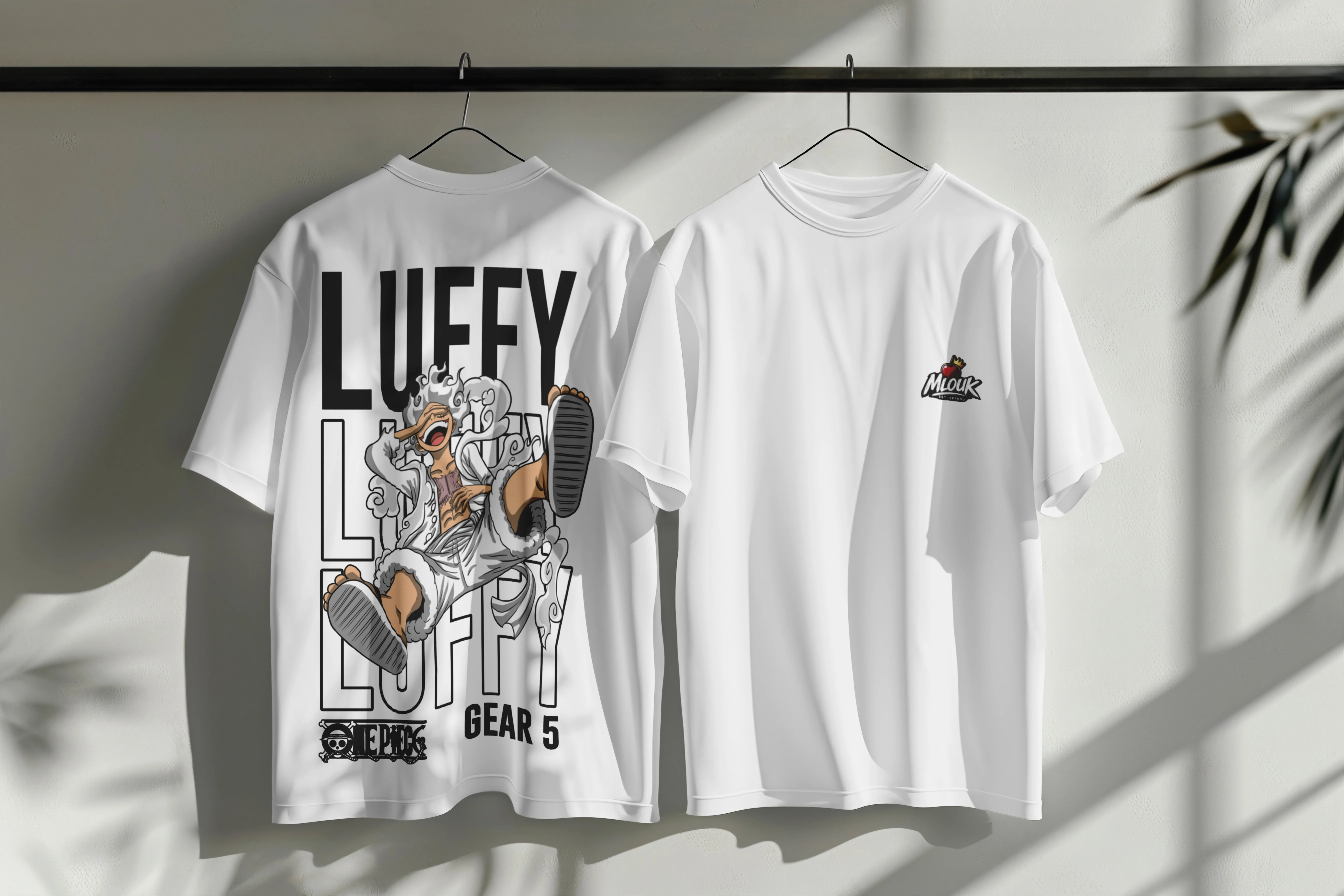 تيشرت الملوك مع تصميم One Piece Nika ll