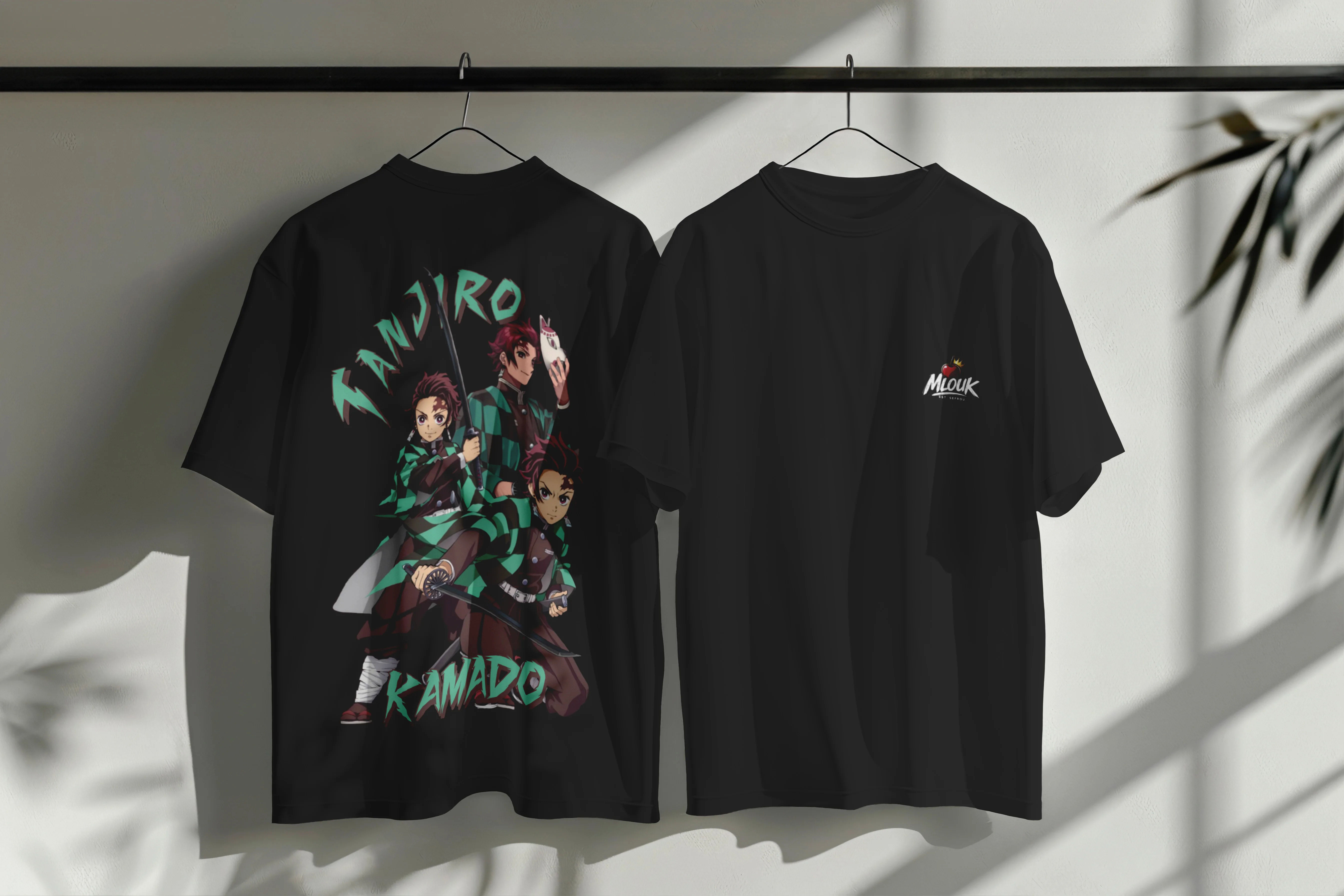 تيشرت الملوك مع تصميم tanjiro kamado