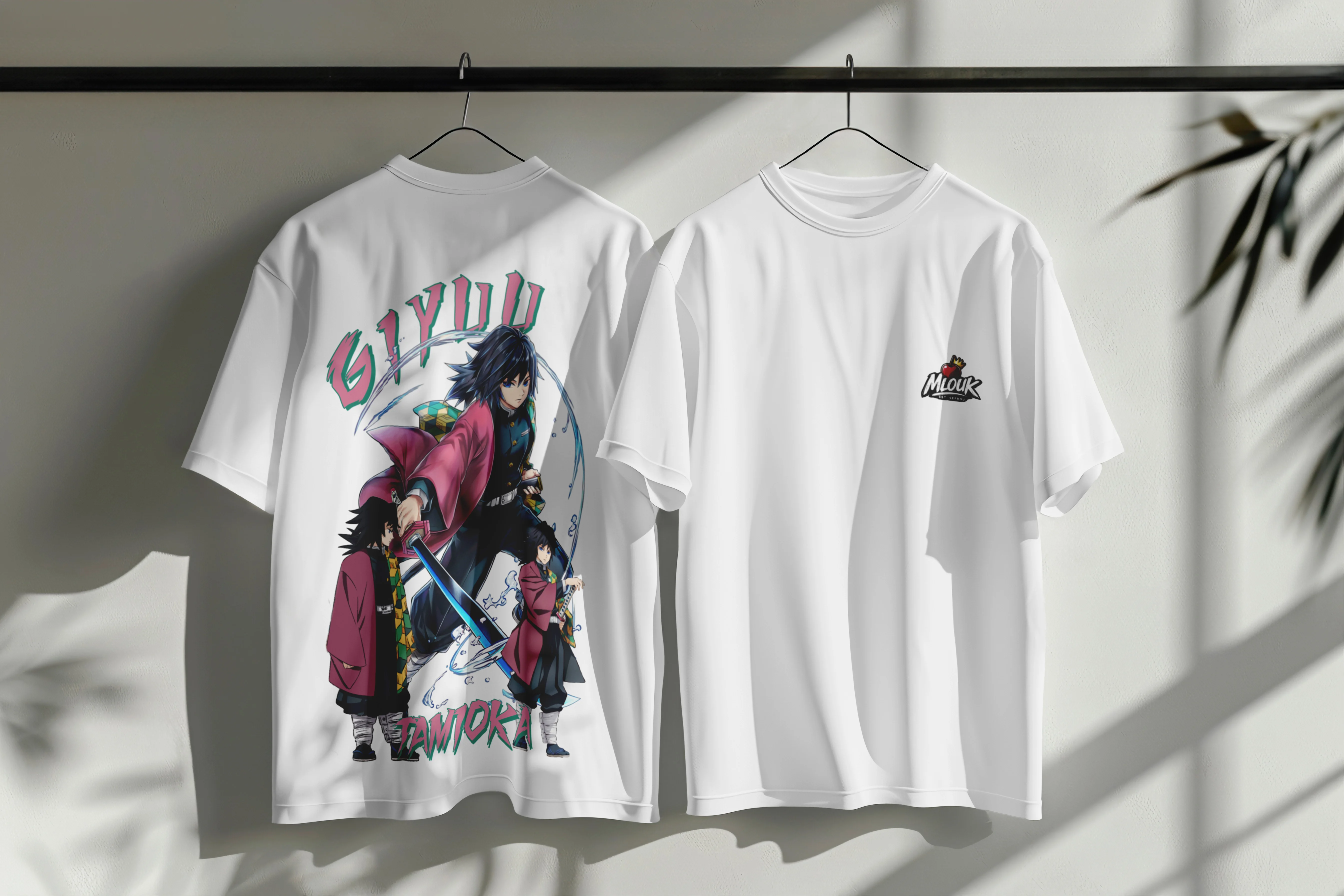 تيشرت الملوك مع تصميم Giyu Tomioka