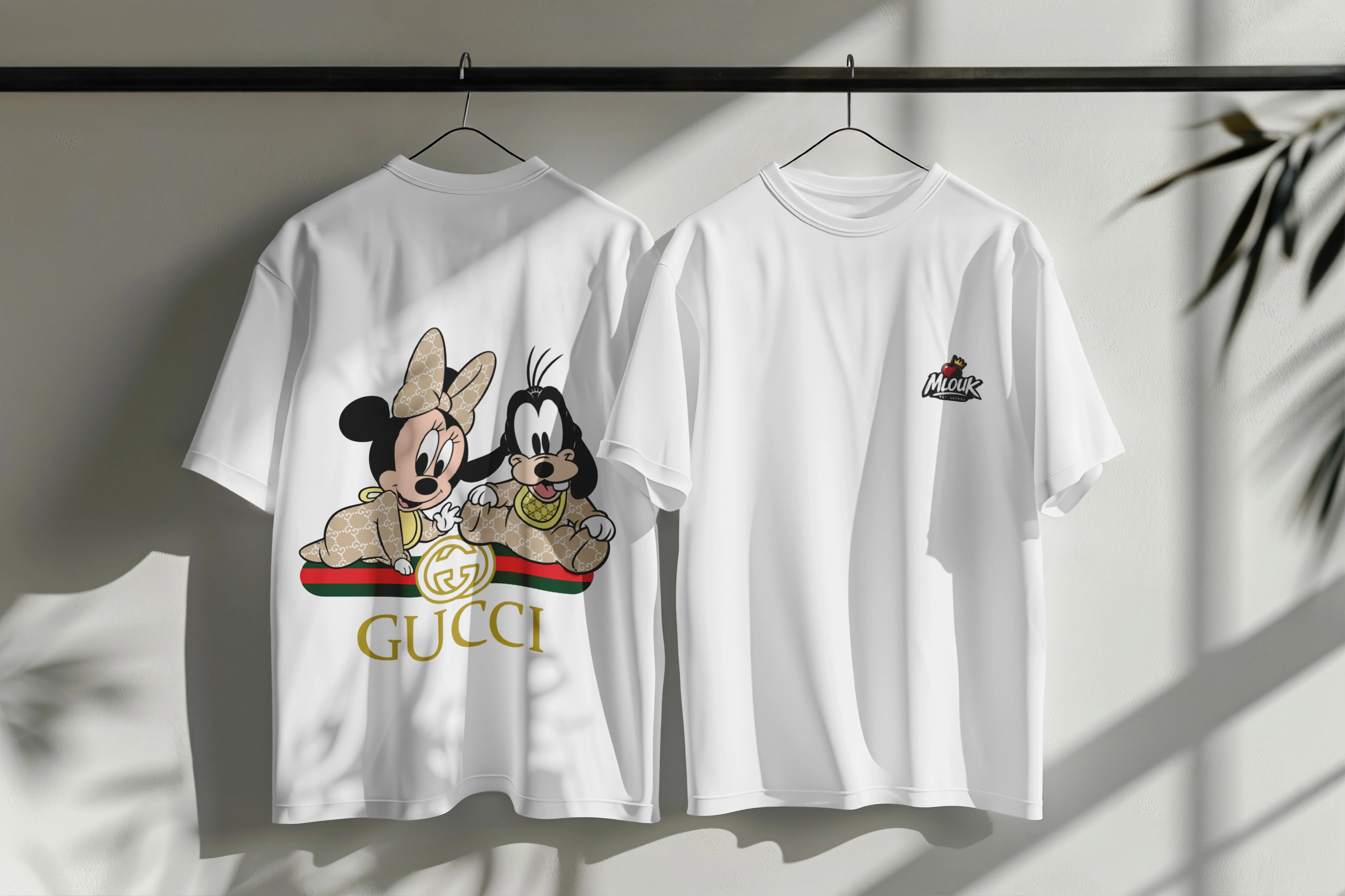 تيشرت الملوك مع تصميم Gucci Mouse