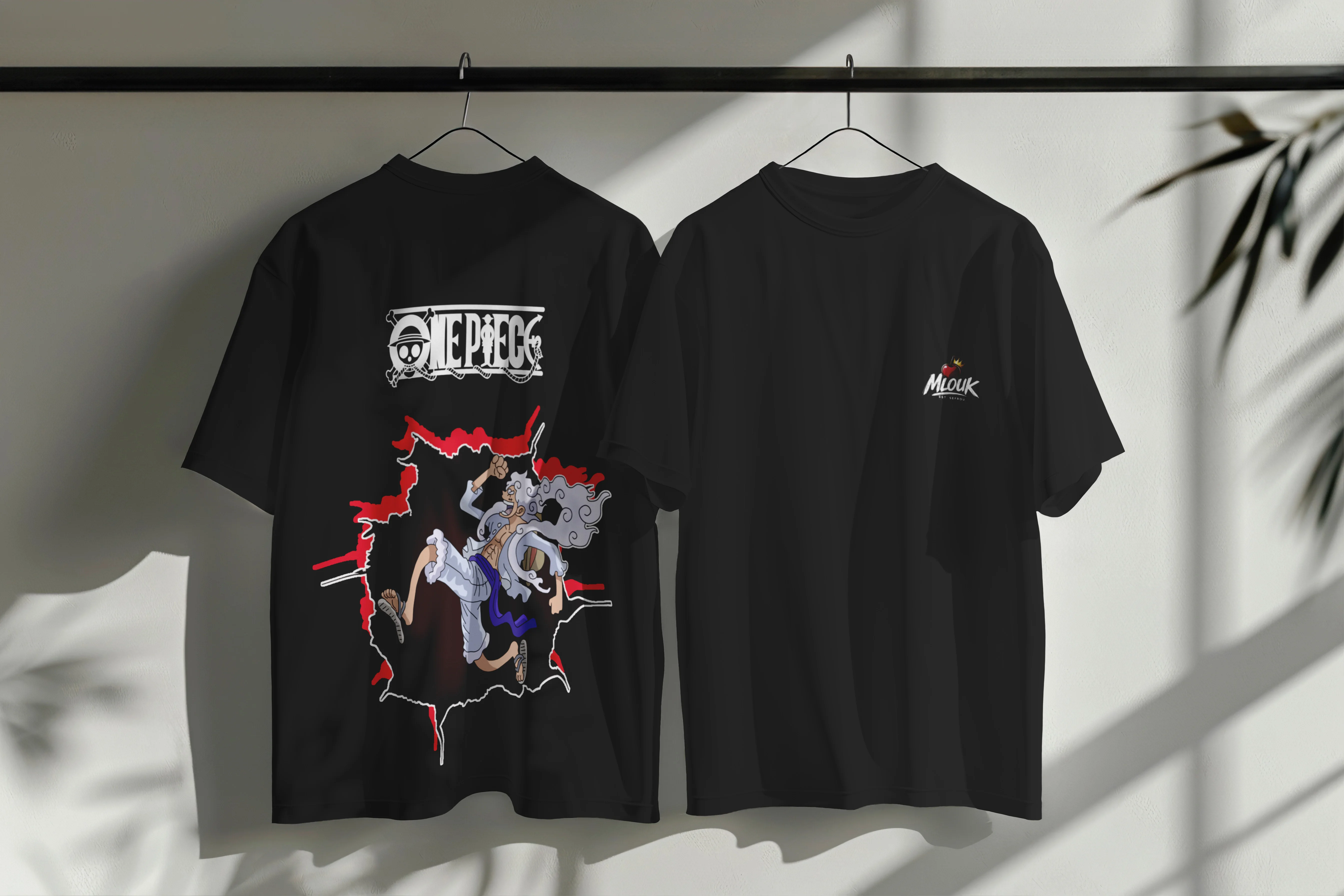 تيشرت الملوك مع تصميم One Piece Nika