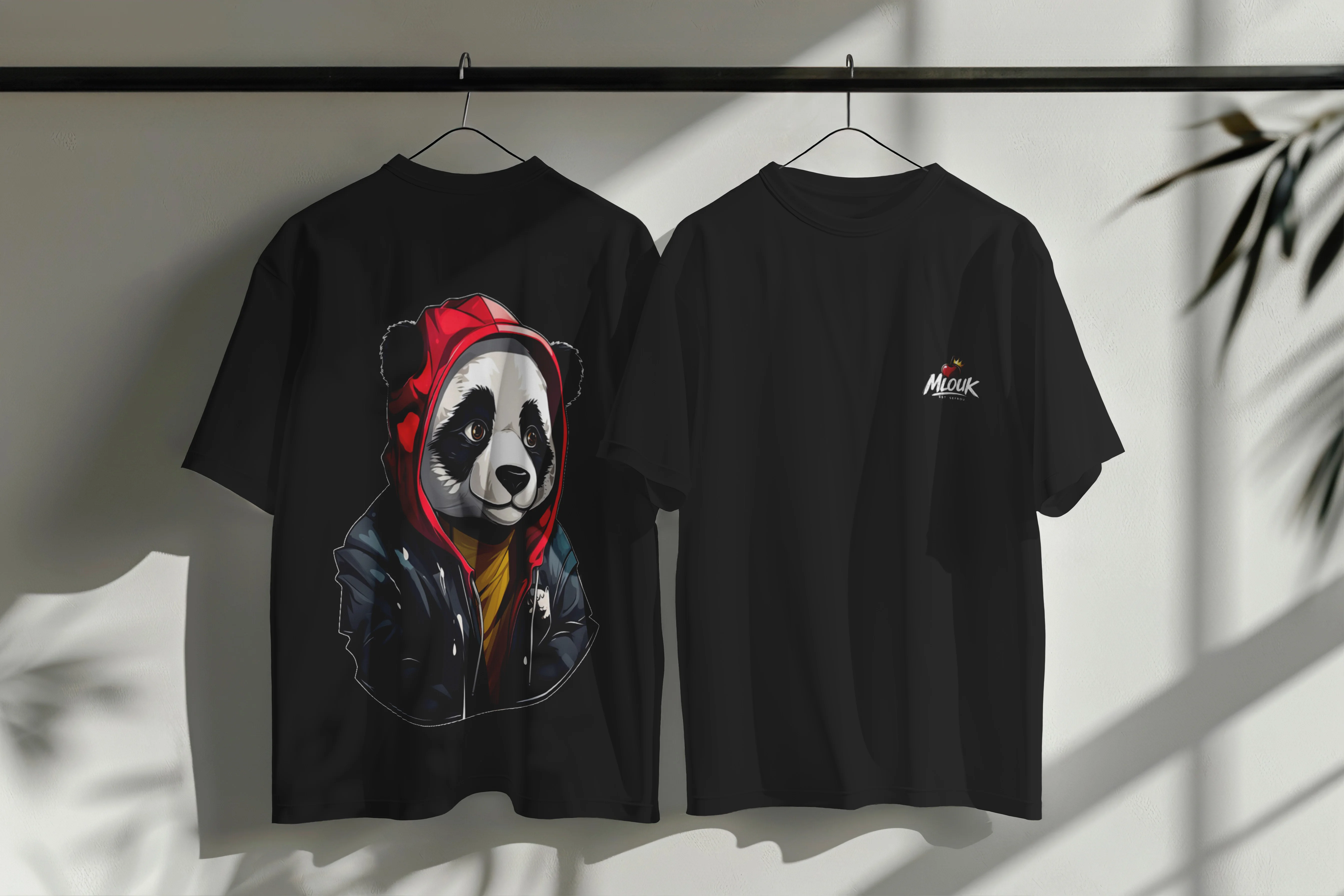 تيشرت الملوك مع تصميم الباندا