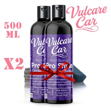 Car Wax Spray and Ceramic Coating for Cars -  3 in One - 2 bouteilles