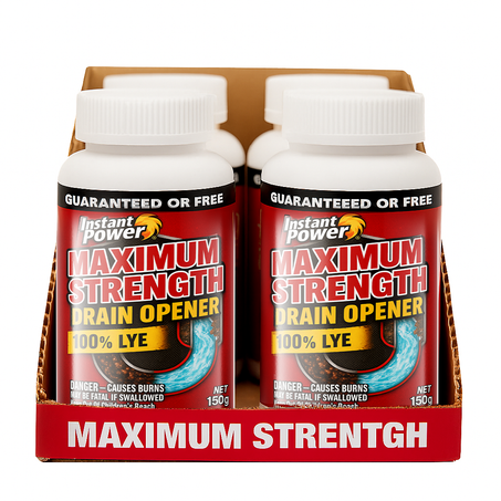 MAXIMUM STRENGTH Drain Opener- 2 bouteilles