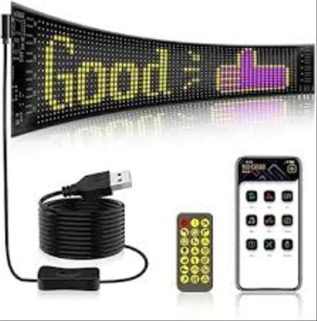 plaque publicitaire usb led