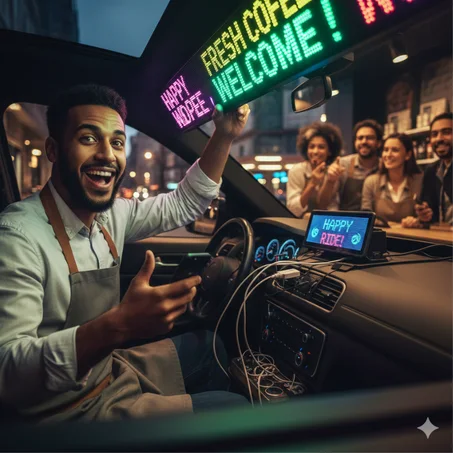 PLAQUE PUBLICITRAIE USB  LED