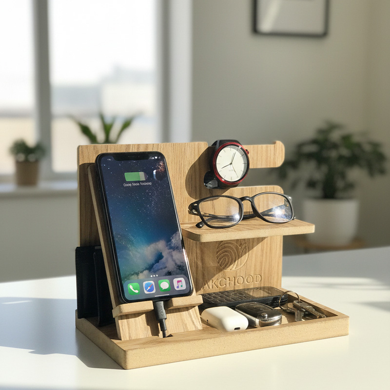 منظّم خشبي بلمسة راقية