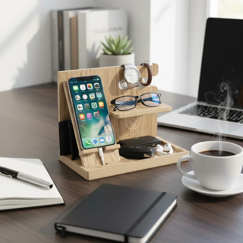 حامل الهاتف و منظم الاكسسوارات